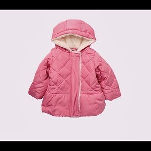 Jessica Simpson Puffer Faux Fur Hooded Jacket